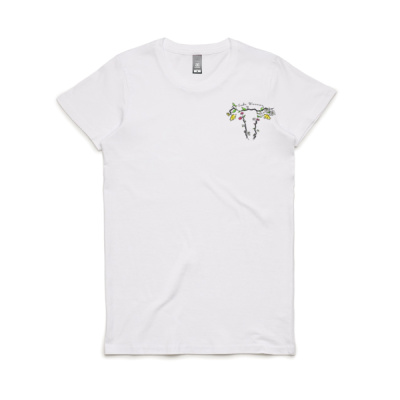 Womens Endo Warrior Tee - V2 (White) Thumbnail