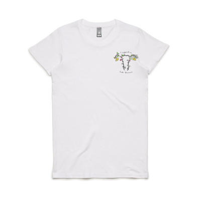 Womens Endo Supporter Tee - V2 (White) Thumbnail